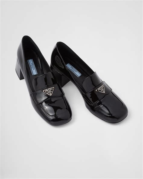 prada patent leather loafers|prada saffiano leather loafers.